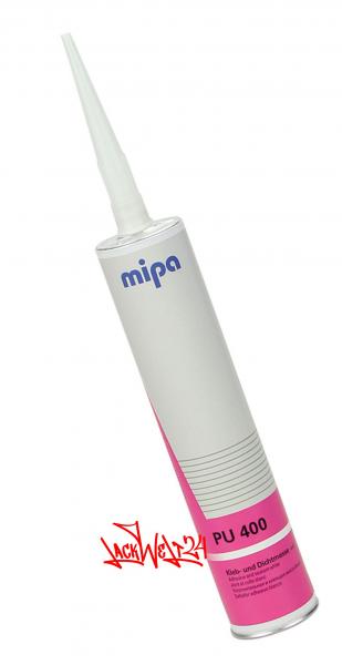 MIPA PU Dicht- und Klebmasse PU-400, WEISS, Kartusche, 310ml, überlackierbar